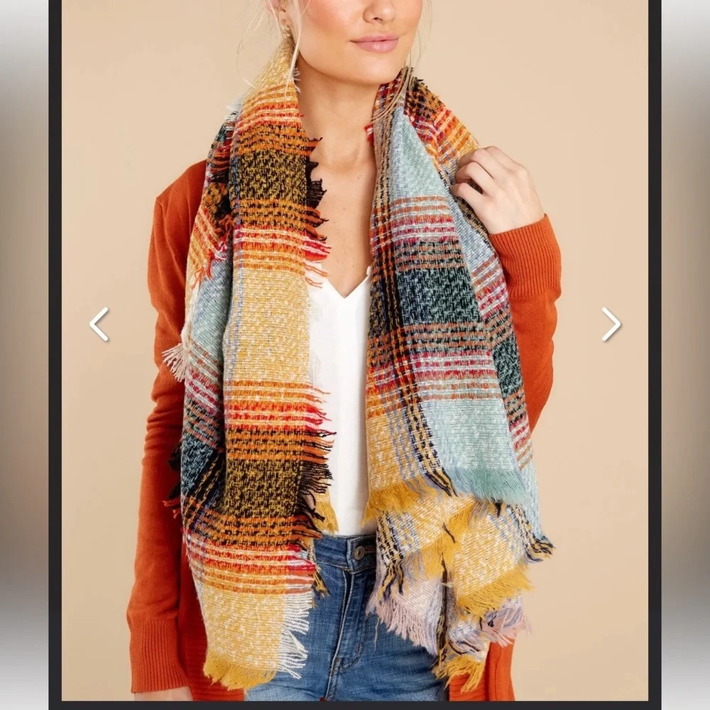 Beautiful plaid scarf